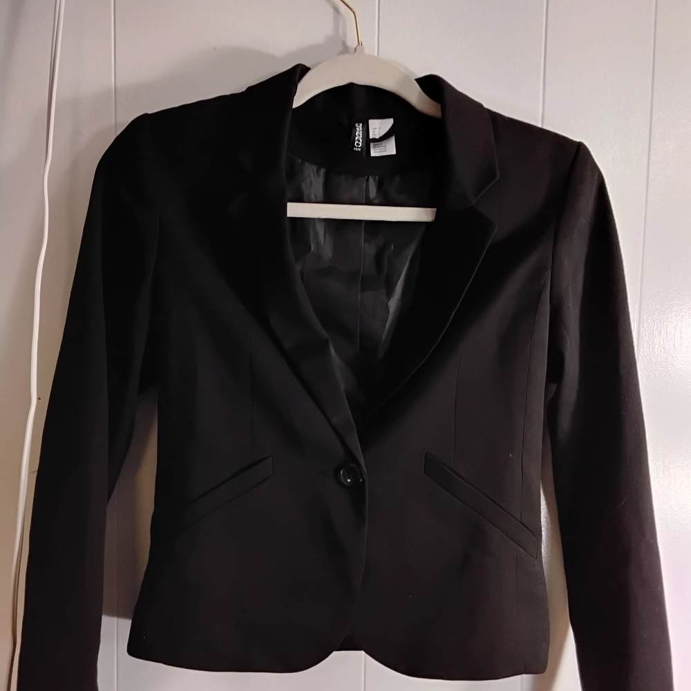 H&M Classic Black Suit Jacket